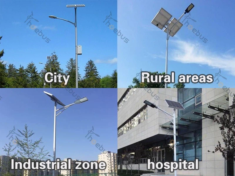 Application places of split solar street lights Application places of split solar street lights