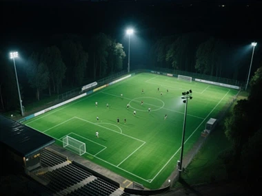 Kjennetegn på stadion lysstolper